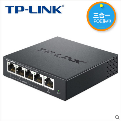 TP-LINK TL-R470GP-AC 企业千兆有线路由器带POE供电 带机30台